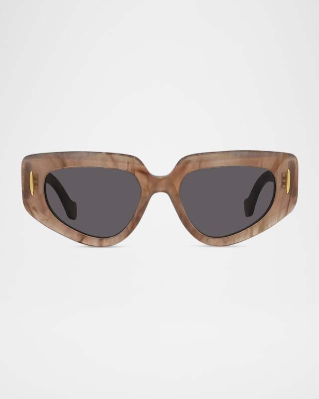 Anagram Acetate Butterfly Sunglasses